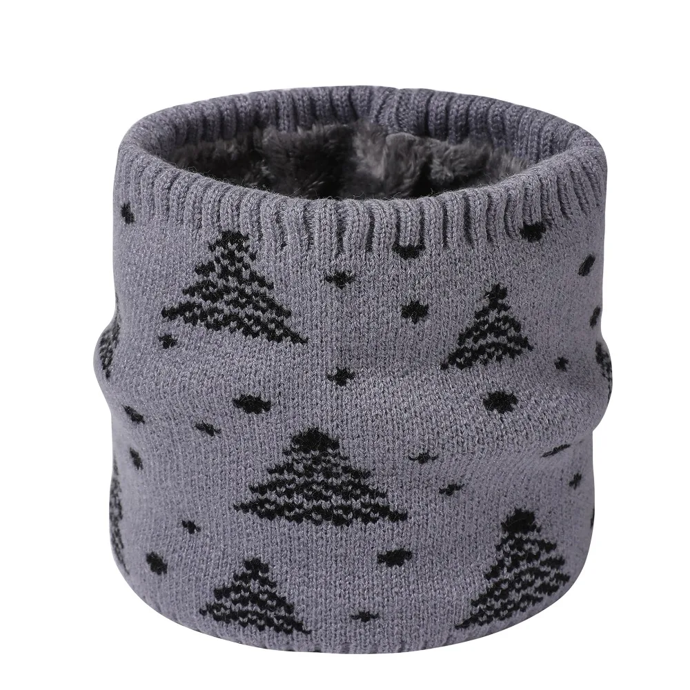 

New Christmas gift Neck Warmer Soft Knitted Thickened Lining Neck Scarves Winter Keep Warm Skating Running Sport Scarf