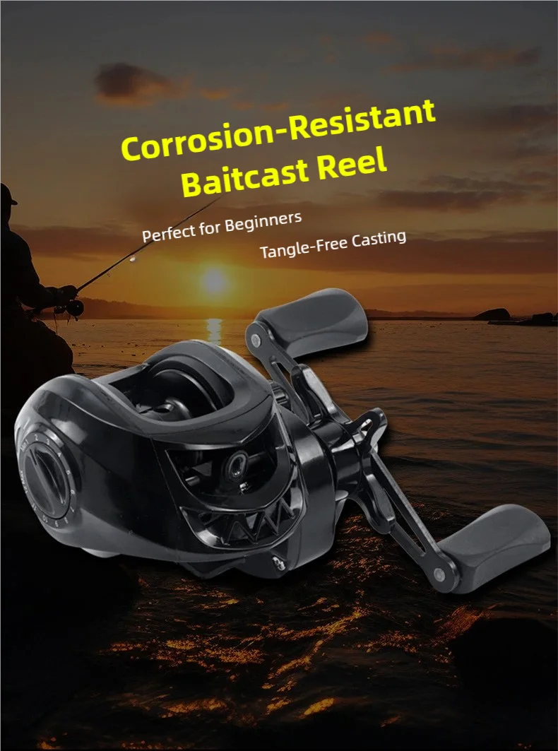 acx baitcasting reel Reaction Tackle Fishing Reel- StreamX Edition- 7.5:1 gear ratio Crftic alloy frame and sideplate to provide the ultimate balance in weight Huidiao Entry-Level Baitcasting Reel 7.2:1