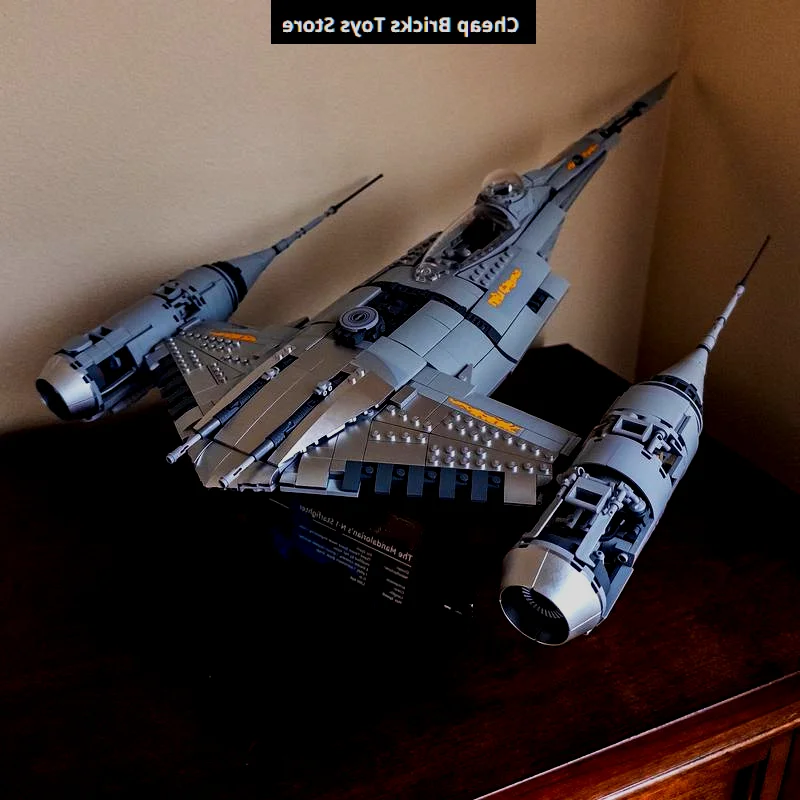 Le moins cher : Modèle de vaisseau spatial N-1 Starfighter UCS 2026 de 1809 pièces, blocs de construction, jouet à assembler pour la décoration intérieure et cadeaux pour adultes