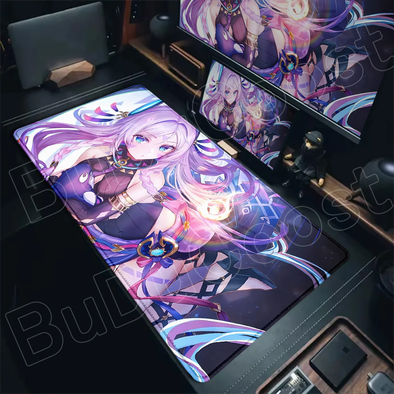 Popular Games Genshin Citlali HD MousePad PC Gaming Accessories XXL Large deskmat Suitable for office work and gaming 900x400mm