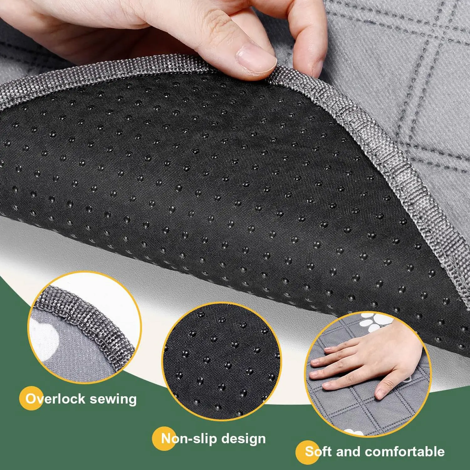 Waable Waterproof Pet Urine Pad Reusable Dog Training Pad Four Layer Absorbent Urine Proof  Diaper for Dogs And s