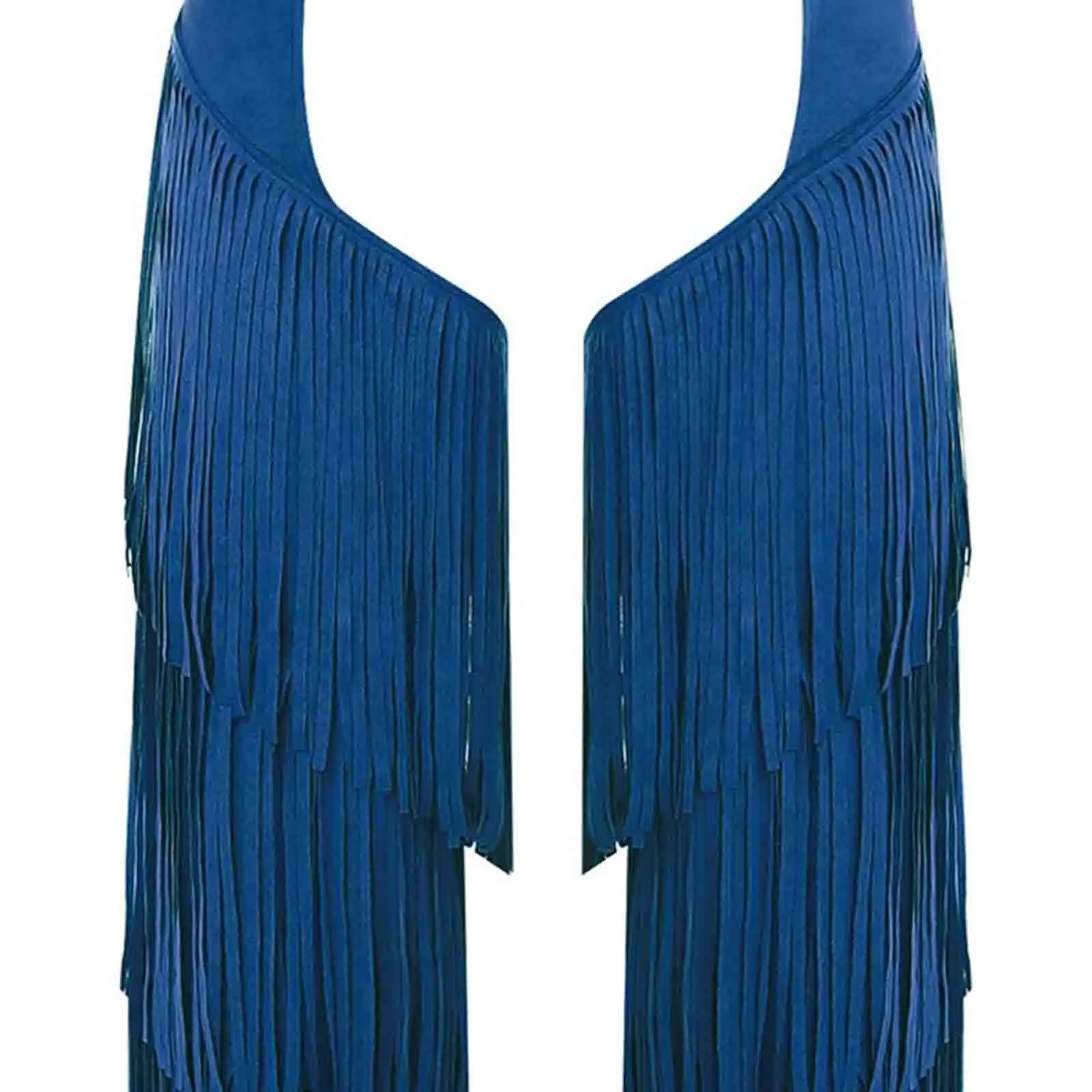 

Men Stylish Tassel Pants Halloween Hippie Western Cowboy Open Crotch Underwear Cover Pants for Raves Carnivals Holidays Bottoms