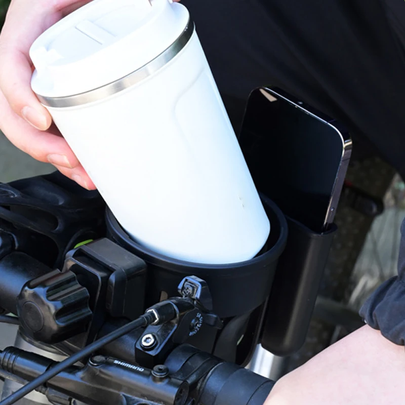 1 ピース多機能ユニバーサル幼児用ボトルホルダーベビーカー DIY アクセサリー 2-in-1 ベビーカーカップホルダー電話ホルダー