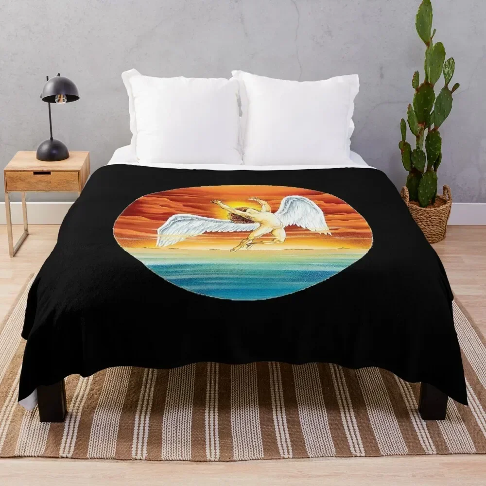 

fly hight Throw Blanket Travel Tourist Thermal Cute Blankets