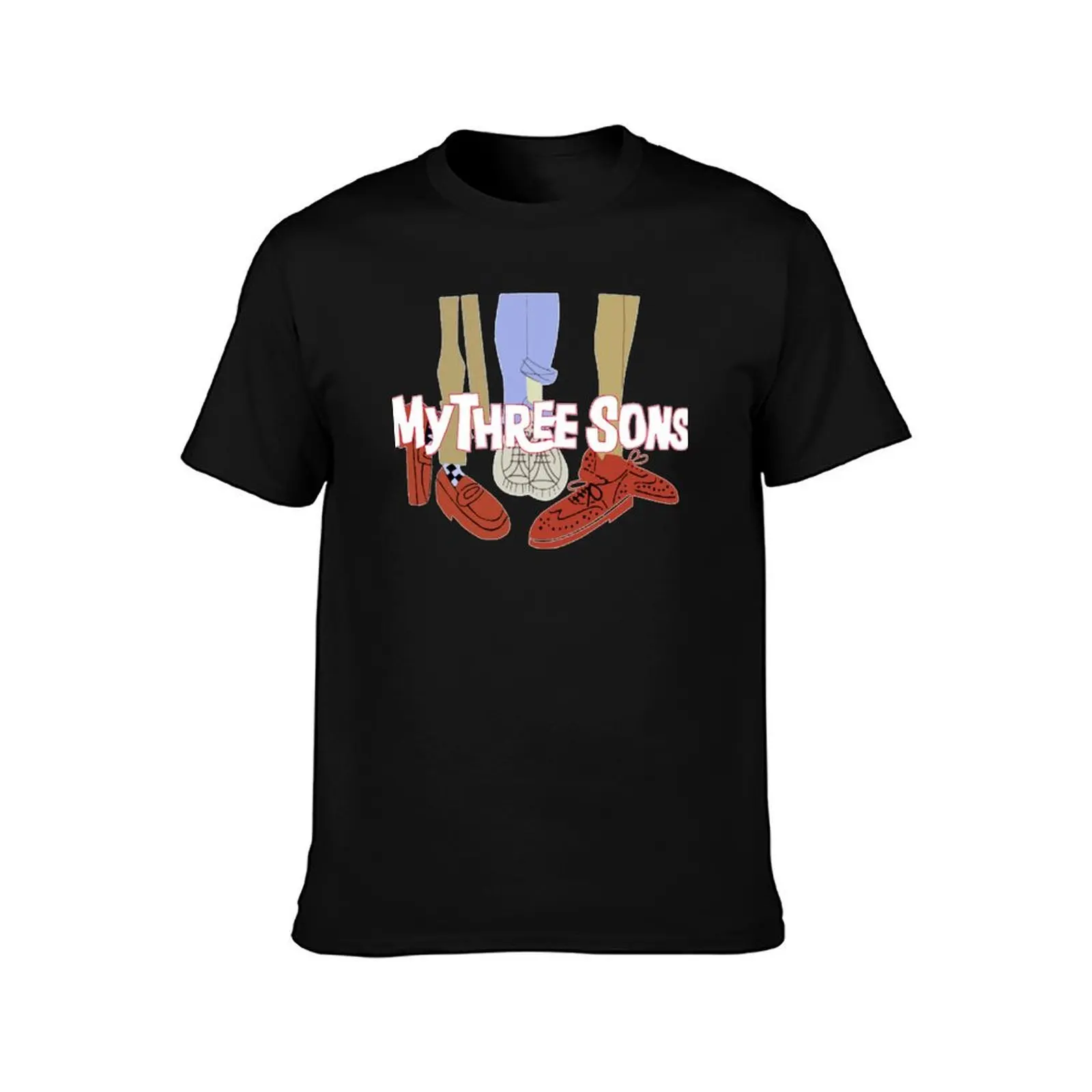 Retro My Three Sons Animated Theme Tribute T-Shirt Sweat Absorbing Sports Tee Shirt T-Shirt