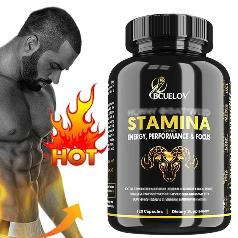 Cápsulas de apoyo a la salud para hombres, contiene extracto en polvo de raíz de maca