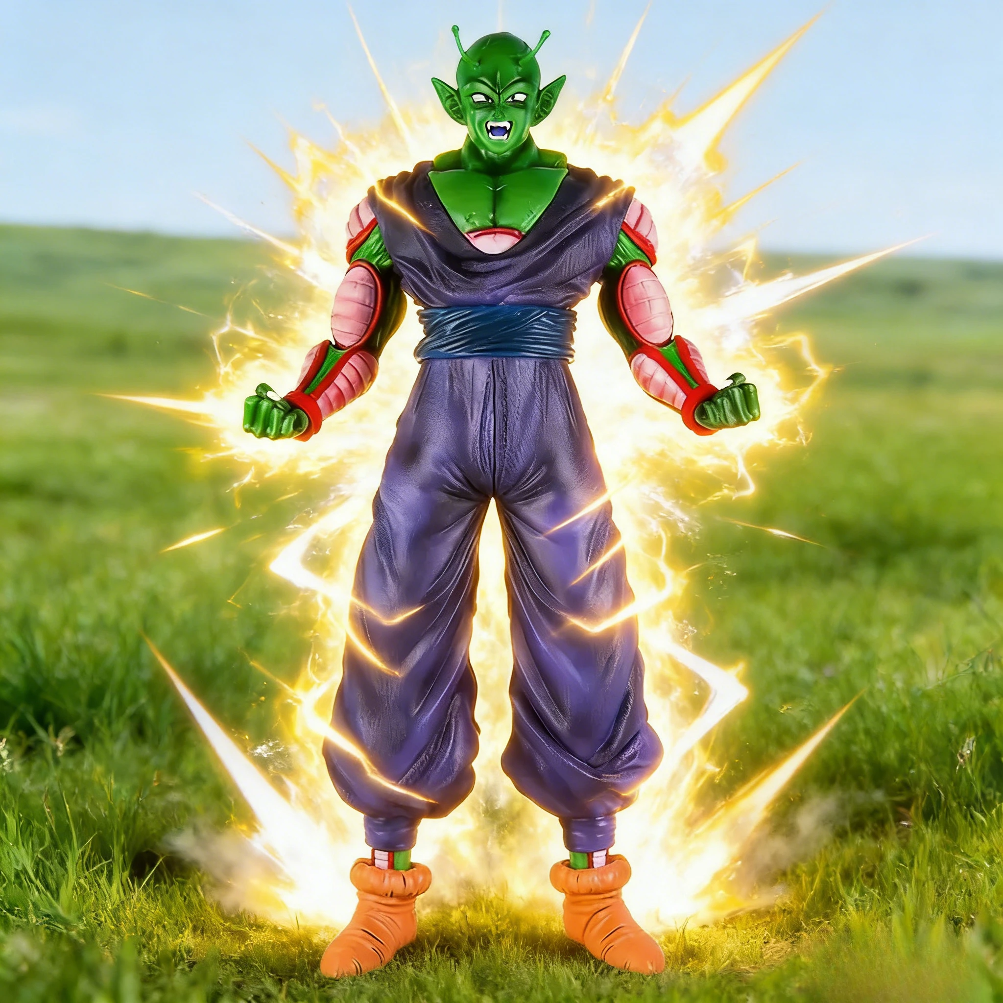 35cm/13.77in anime dragon ball z figura piccolo pvc piccolo son goku figura de ação coleção modelo brinquedos presentes