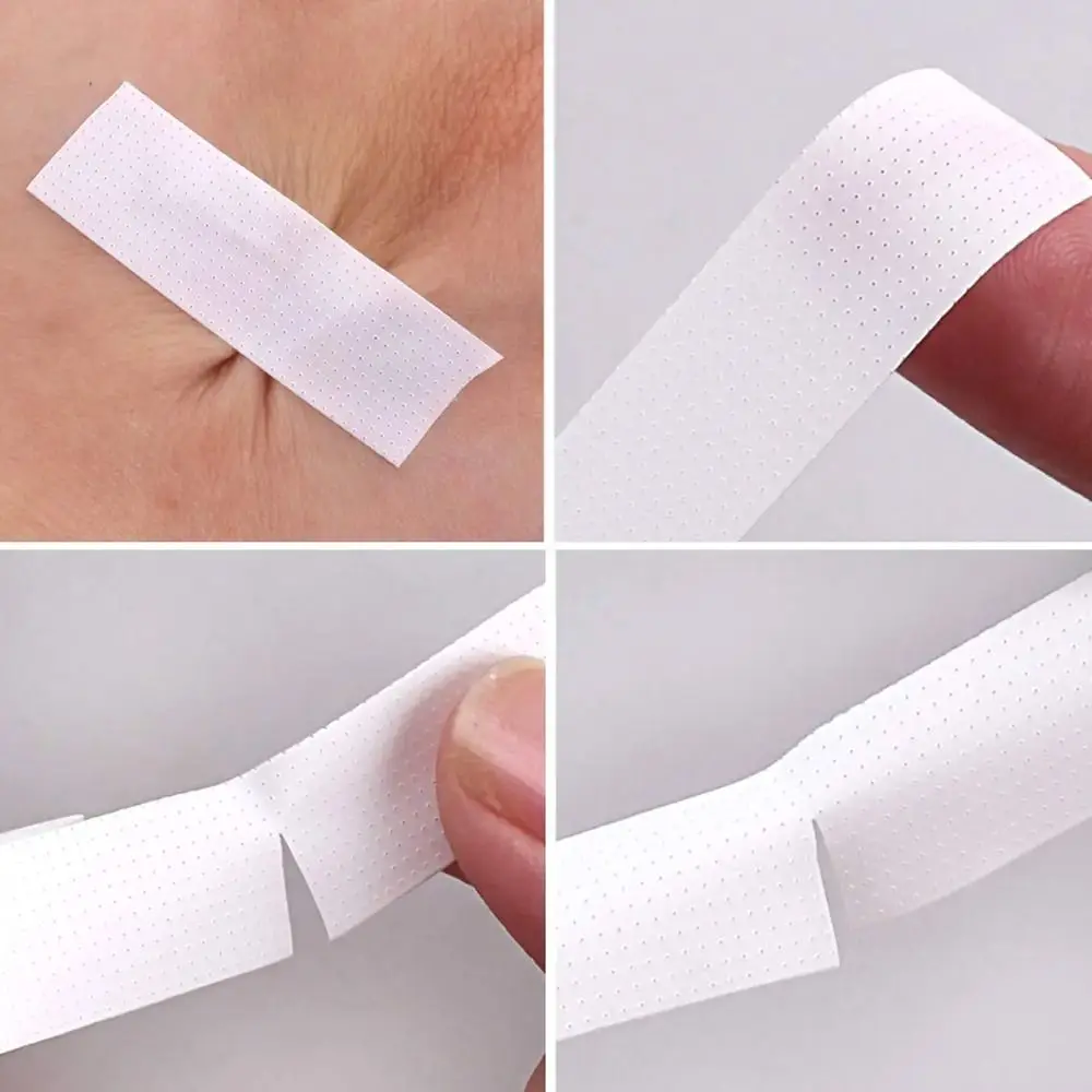 Adhesive Eyelash Extension Tape Breathable Under Eye Pads Eyelash Patch Easy To Tear White Anti-allergy Eye Patches