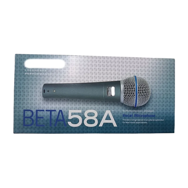 

BETA58A Wired Dynamic Microphone for Stage Performances, Karaoke, and Professional Live Streaming