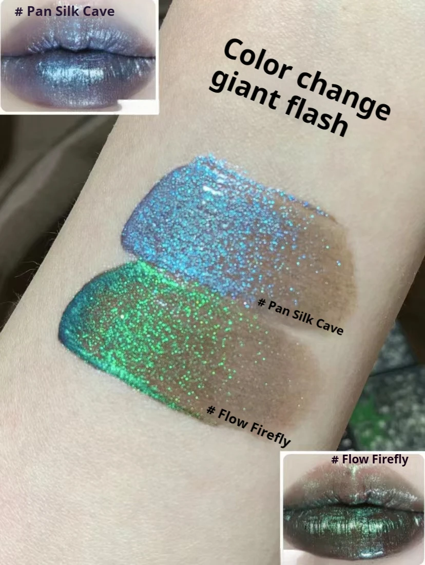 Girlcult Pearlescent Chameleon Shimmer Lip Gloss - Batom Hidratante de Longa Duração 3,5g para Todas as Ideas