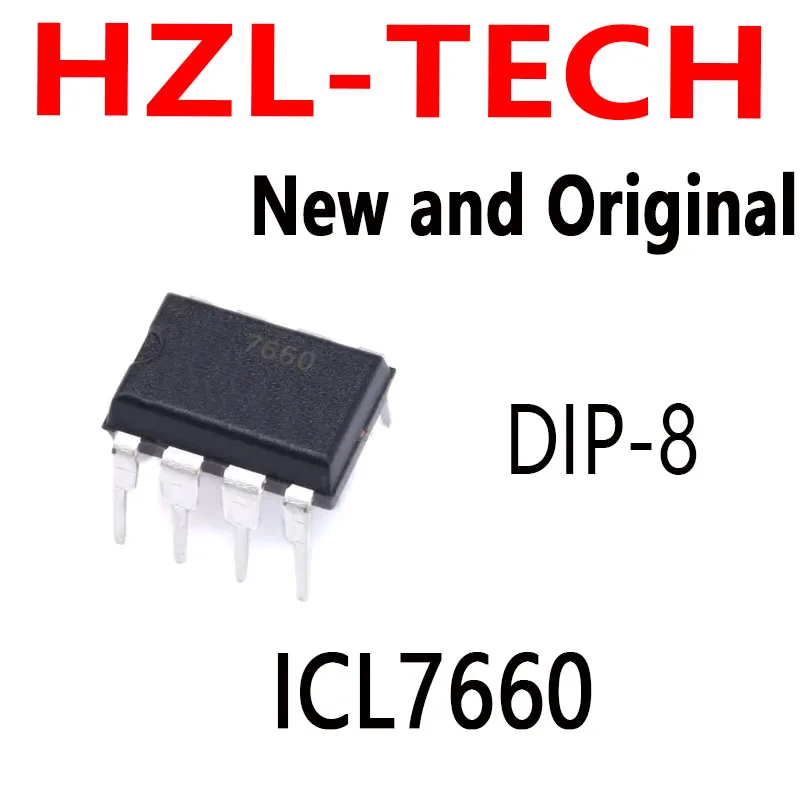 10PCS  ICL7660AIBAZ SOP8 ICL7660AIBA SOP  SOP-8 7660AIBAZ ICL7660SCPA ICL7660S DIP-8 ICL7660