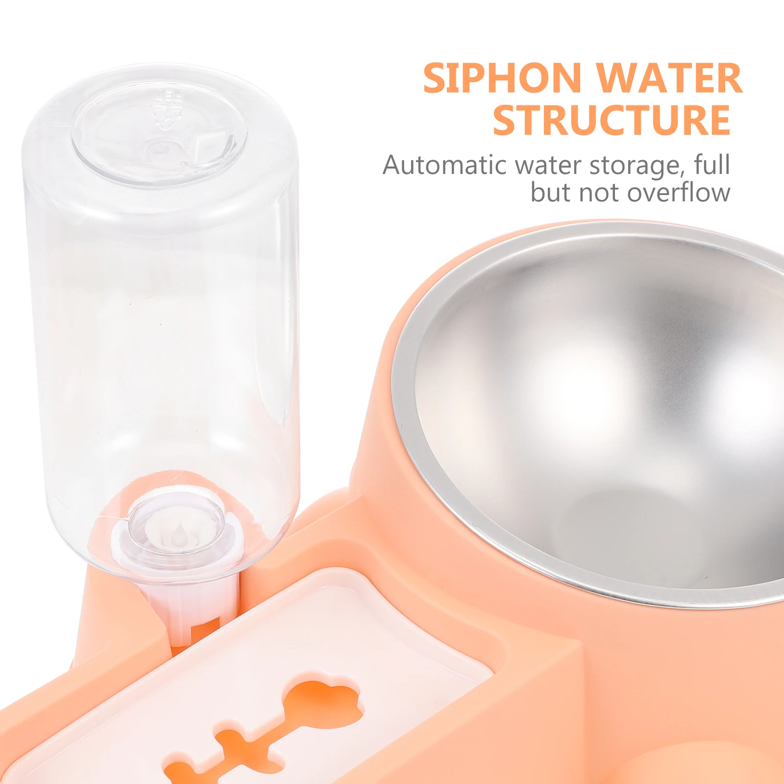 

Stainless Steel Dog Bowl Pet Food Container Feeder Bowls for Small Dogs Water Dispenser Convenient