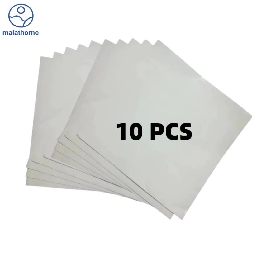 10 PCS Double Side Adhesive Glue Sheet for Table Tennis Rubber, Quick Stick Substitution Glue for Pimples Out Rubber OX