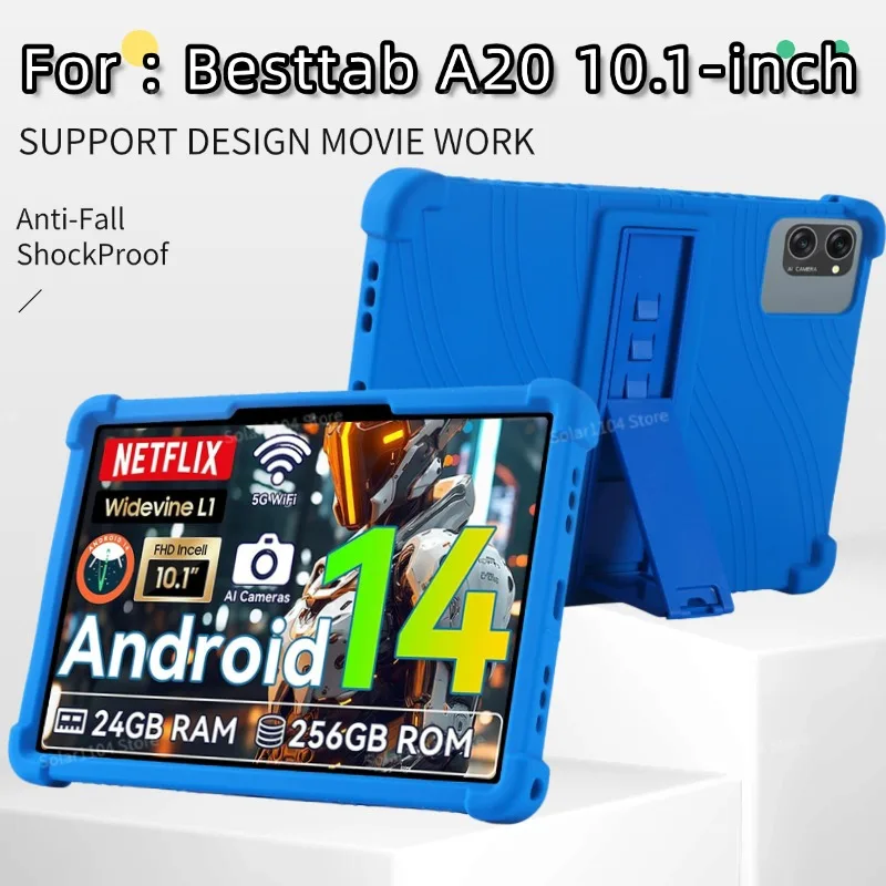 

Противоударный чехол для BESTTAB A20, 10-дюймовый планшет A20, модель планшета, противоударный силиконовый чехол с чехлом-подставкой
