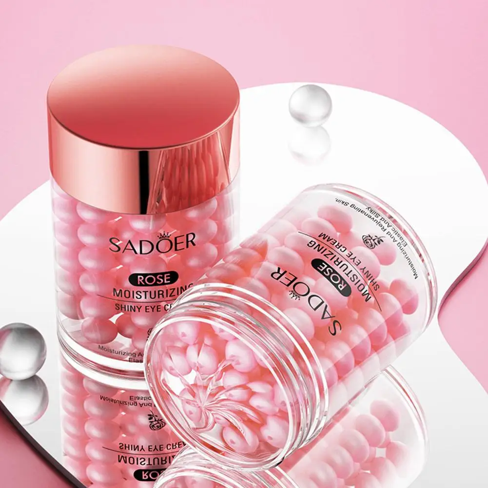 SADOER Rose Eye Cream Anti Dark Circles Eye Bags Under Eyes Firming Moisturizing Collagen Hydrating Beauty Eyes Creams Skin Care