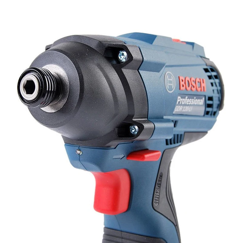 BOSCH GDR 120-LI Impact Driver 12V2.0Ah Rechargeable Battery Sets 1/4in 100Nm Electril Wrench Power Bare Tool Combination