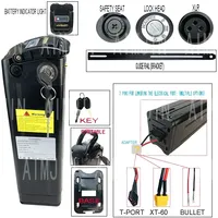 36V 30Ah For Silver Fish Battery E Bicycle Lithium Battery for 250W 350W 500W 750W 1000W bafang/tongsheng Motor.