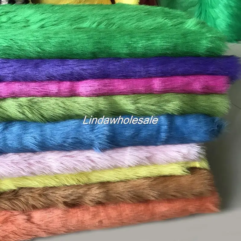 Wholesale 2.5cm pile plush fabric,faux fur fabric,DIY handmade material,Counter display cloth,