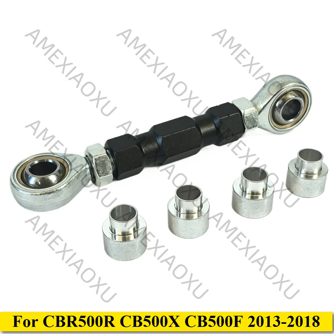 AMEXIAOXU Lowering Links Kit For Honda For CBR500R CB500X CB500F 2013-2018 Motorcycle Rear Suspension Drop Lever Linkage Cushion