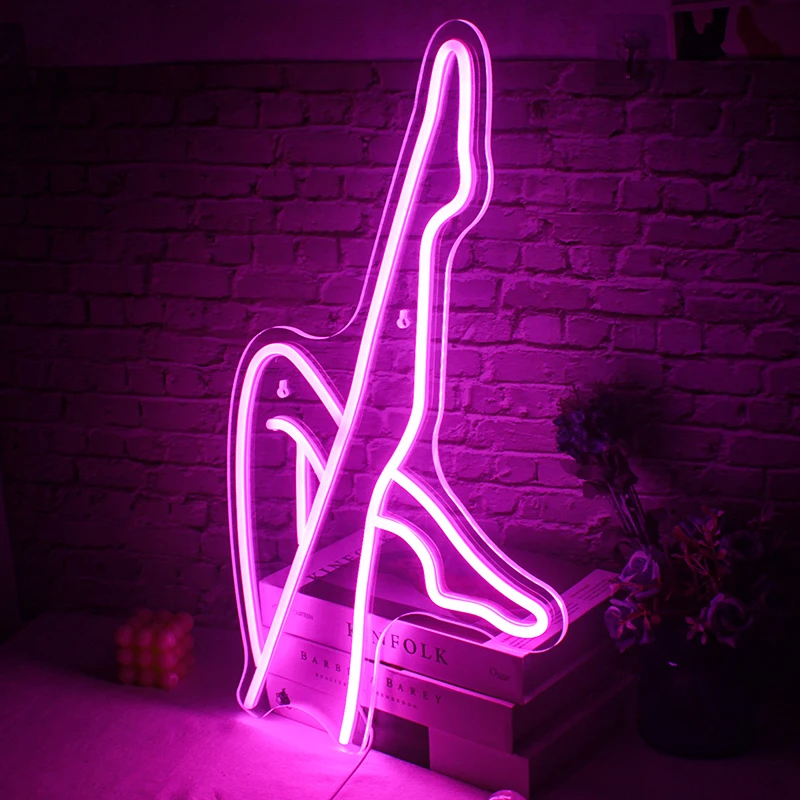 

Wanxing Neon Light Sexy Beauty Legs Sign Wall Hanging For Party Bar Sports Room Wall Decor Club Wedding Xmas Gift Mural Lamps