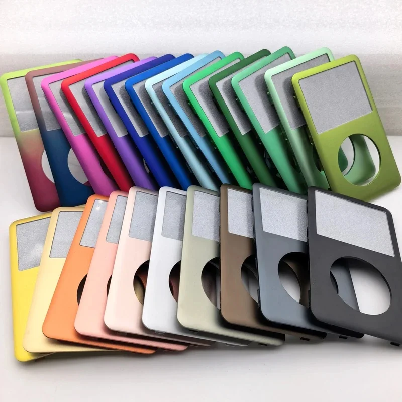 Металлическая передняя панель для iPod Classic с центральной кнопкой, разноцветный корпус для 6-го/6.5-го/7-го поколений 80 ГБ, 120 ГБ, 160 ГБ