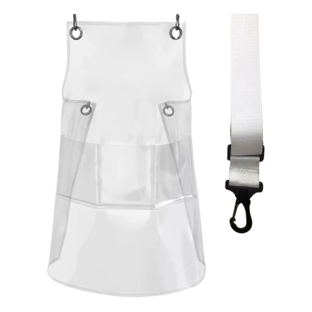REST Clear Apron Waterproof and Oil-Proof Dishwasher Heavy Duty Apron Adjustable Bib Kitchen Equipment for Housewife MenWomen