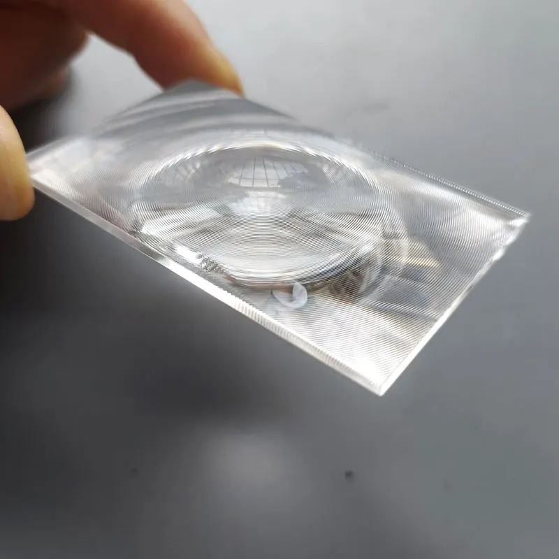 

Square Fresnel Lens 40x40 55x55 PMMA Threaded DIY Projector Solar Condenser Condensing Lenses Magnifier