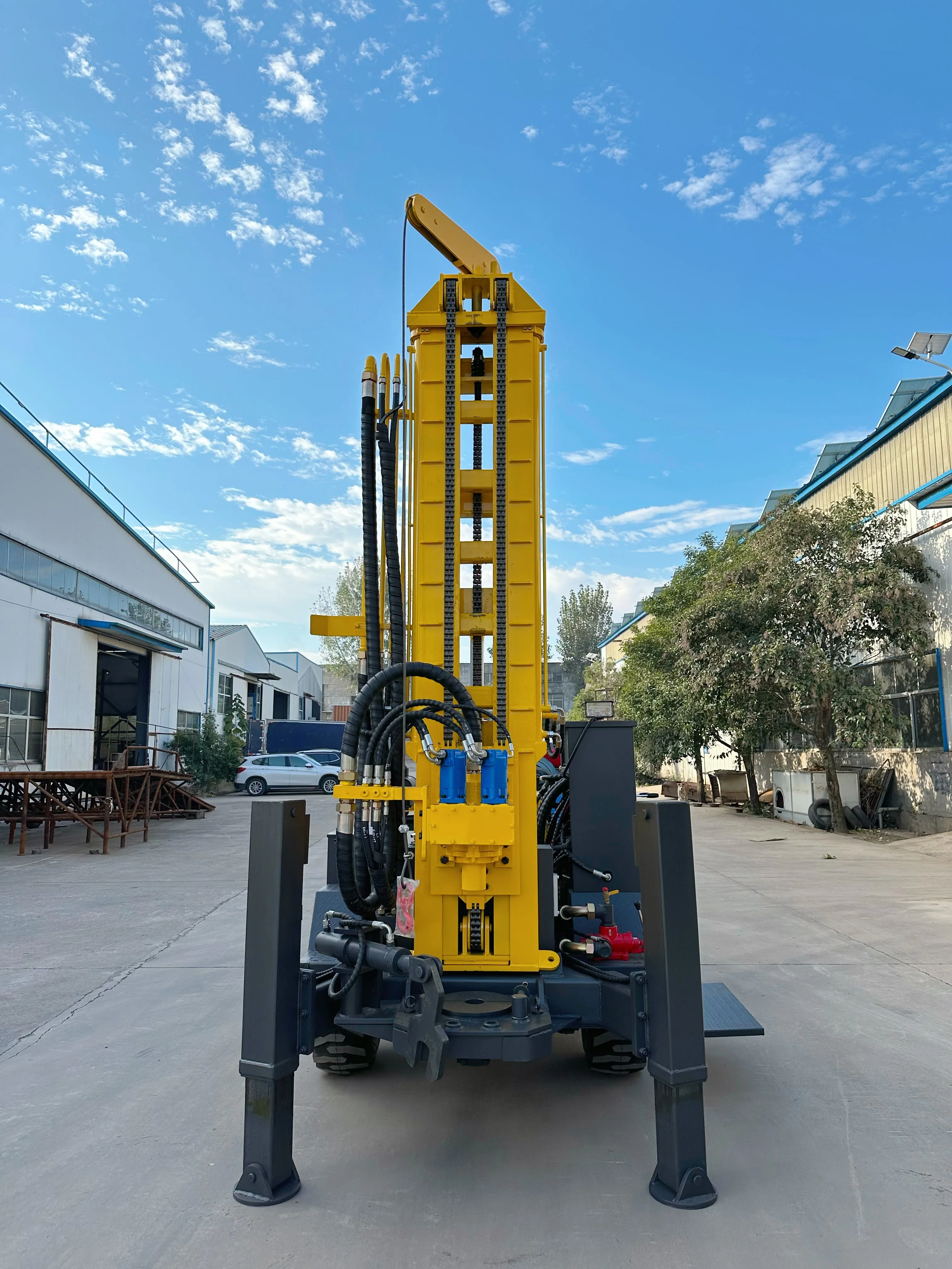 

Customized Portable Diesel Small Pneumatic Water Well 200m Borehole Drilling Machine Deep Well Rotary Drilling Rig