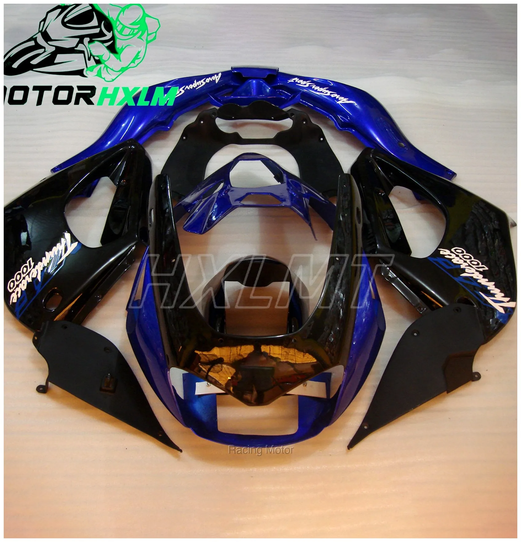 Motorcycle Fairing Body Kit - Fairing YZF 1000R 1996 - 2003 Red White Body for YAMAHA YZF1000R 96 97 Fairing Thunderace 98 99