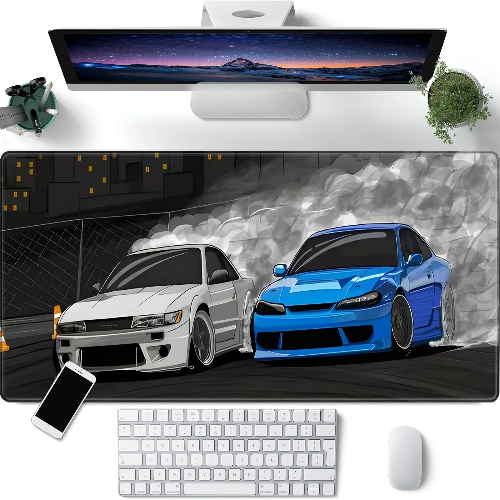

Car-style mousepads, computer mechanical keyboards, suitable for gamers and office use. Anti-slip rubber, washable, high quality