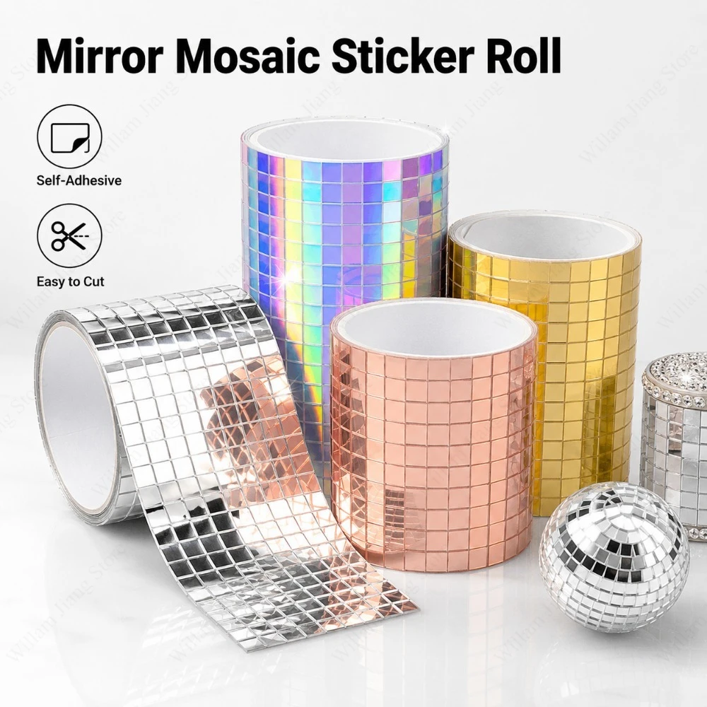 Mosaic Mirror Wall Strip 2