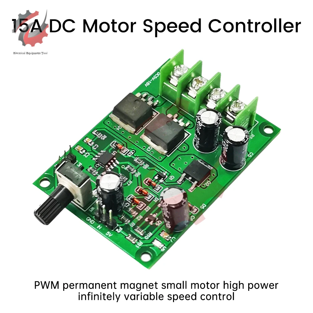 

DC Motor Speed Controller DC 5-18V 15A PWM Motor Driver Board Controller Infinitely Speed Control Board