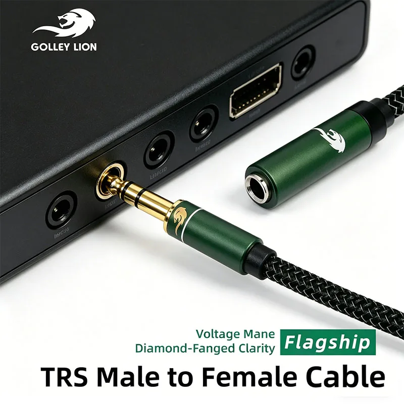 

6.5mm TRS Male Female Audio Cable Suitable for Headphones with Microphones Car Audio Jacks Audio Extension Cables