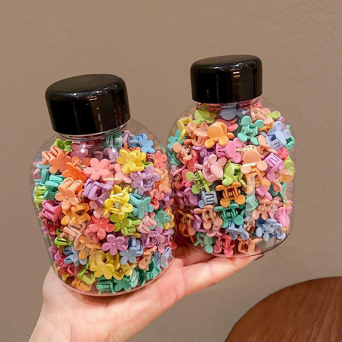 100 Uds. Mini pinzas para el cabello para bebés, herramienta para sujetar el cabello de niñas, para flequillo de niños pequeños y accesorios para peinar el cabello roto