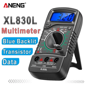 ANENG XL830L Dijital Multimetre Esr Metre Test Cihazları Otomotiv Elektrik Dmm Transistör Tepe Test Cihazı Metre Kapasite Ölçer
