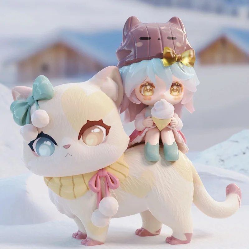 

Аутентичный кот, детский котенок, серия-компаньон, слепая коробка, модная игровая периферия, милая кукла ручной работы, орнамент, загадочная коробка, подарок для девочки