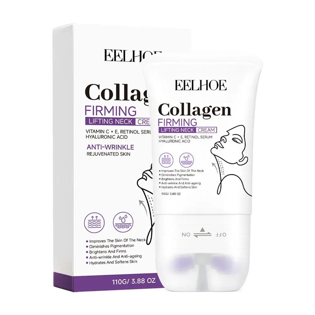 Lifting Neck Cream Collagen Firming Message Roller Neck Beauty Cream Message Roller Moisturizing Cream Necks Skin Care Products