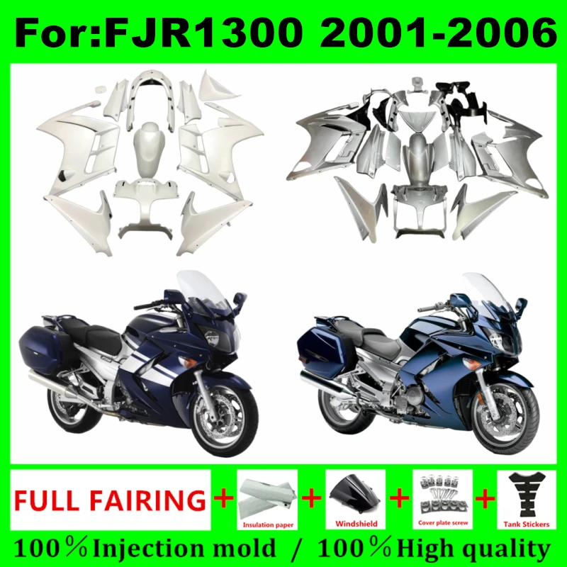 

NEW ABS Motorcycle full Fairing kit fit for YAMAHA FJR1300 FJR 1300 2007 2008 2009 2010 2011 2012 Plastic Full Fairings Body Kit