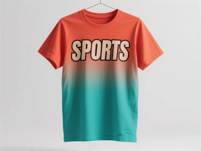 

Simple Fashion Gradient Graphic Sports T Shirts Summer Casual Outdoor Fitness 3D Printed T-shirts Loose Quick Dry Mens Tees Tops