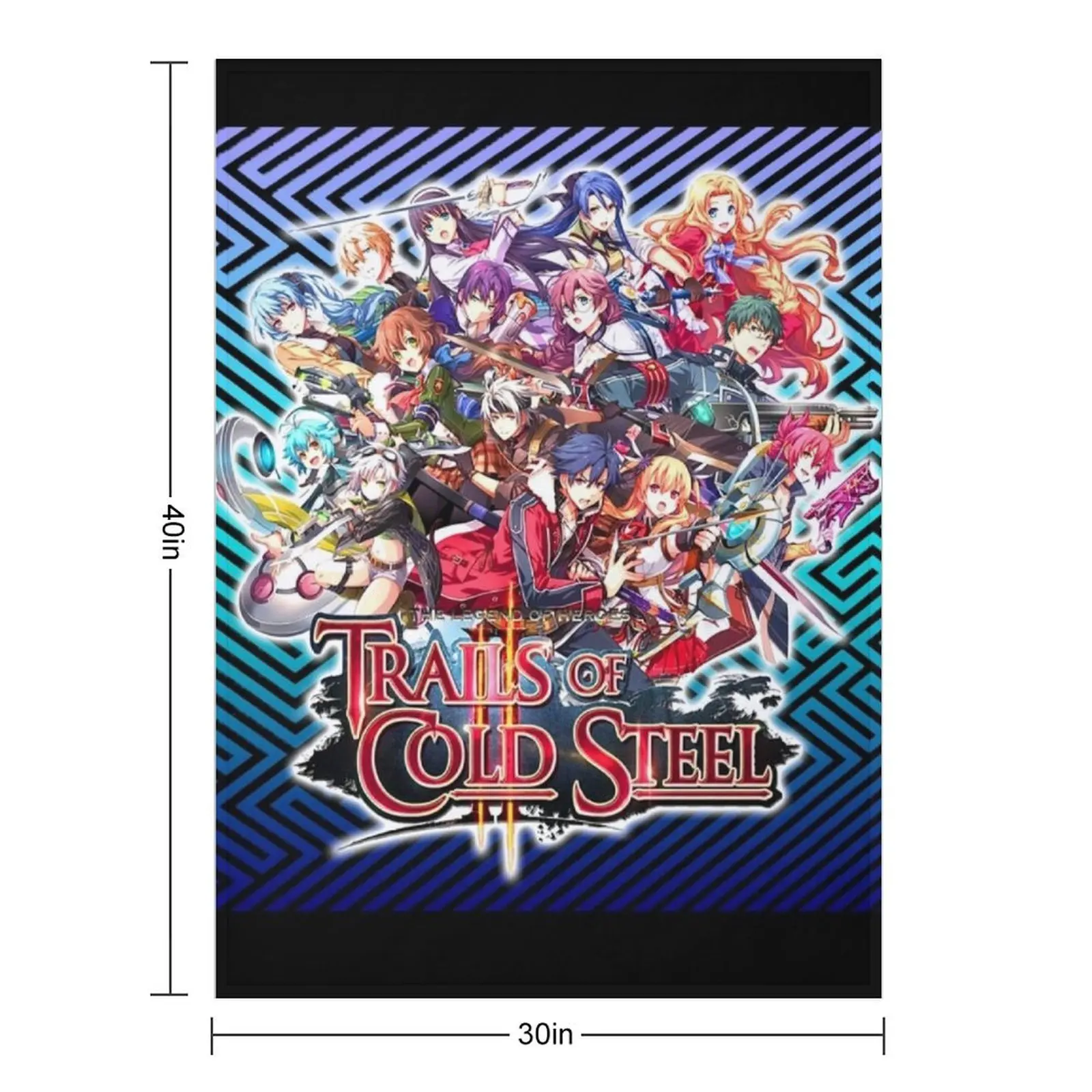 trails of cold steel Throw Blanket cosplay anime Hairys Decorative Sofa Beach Blankets