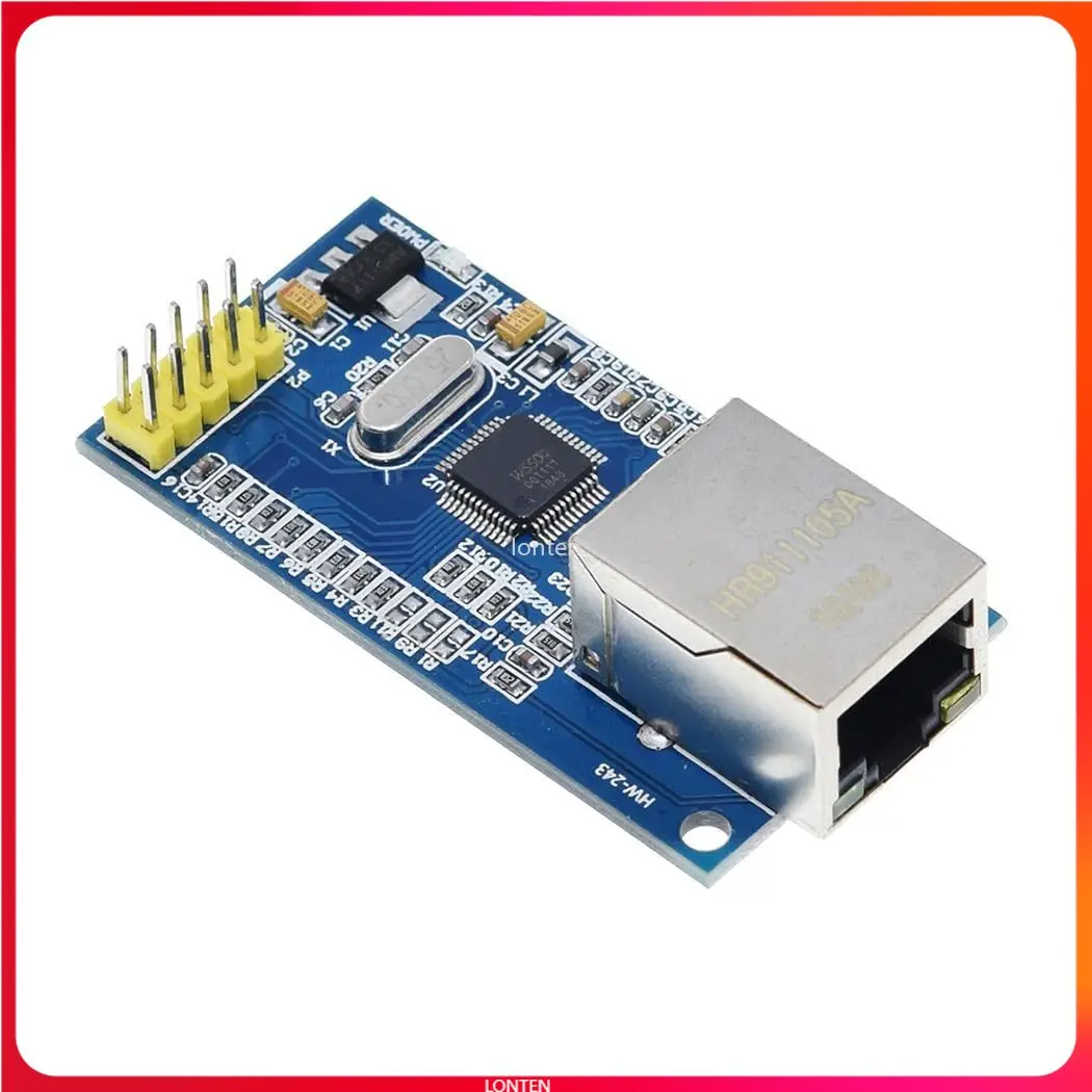 

W5500 Ethernet network module Hardware TCP/IP protocol stack 51/STM32 driver development board LT-DJP0004