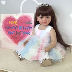 Bebes 55cm full rubber simulation Reborn doll Betty cross-border e-commerce source