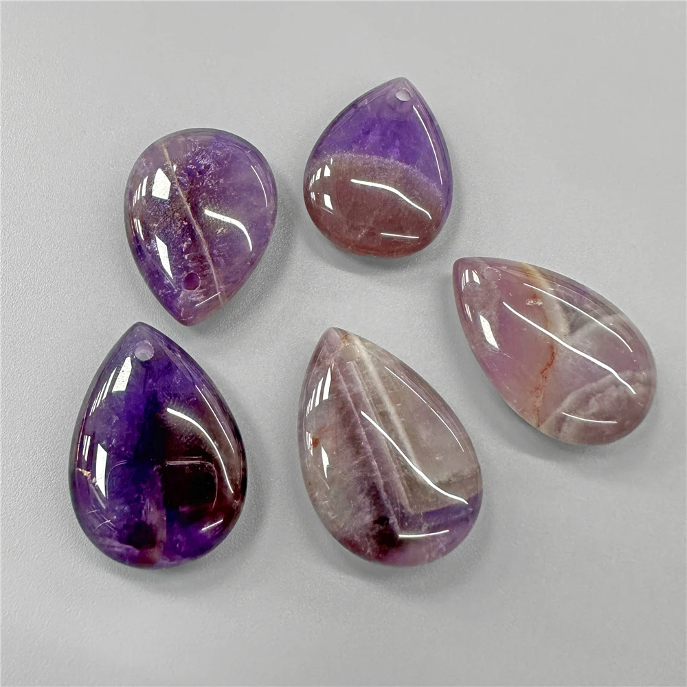 18X25MM Smooth Natural Amethysts Water Drop