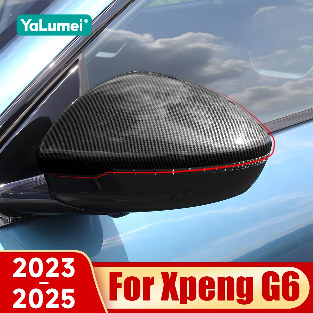 Für Xpeng G6 2023 2024 2025 Auto-Seitenspiegel Schutzabdeckung Dekorative Zubehörteile