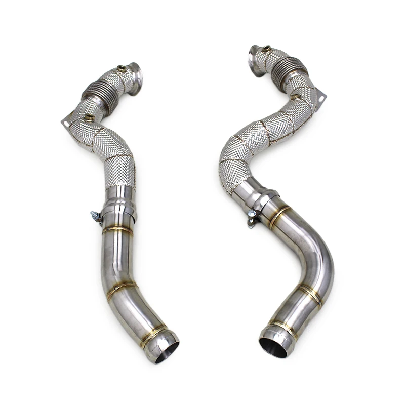 

Custom Header Downpipe For Mercedes-Benz AMG GT63/GT63S 4.0T 2019+ Performance Car Free Flow Pipe Muffler Exhaust System