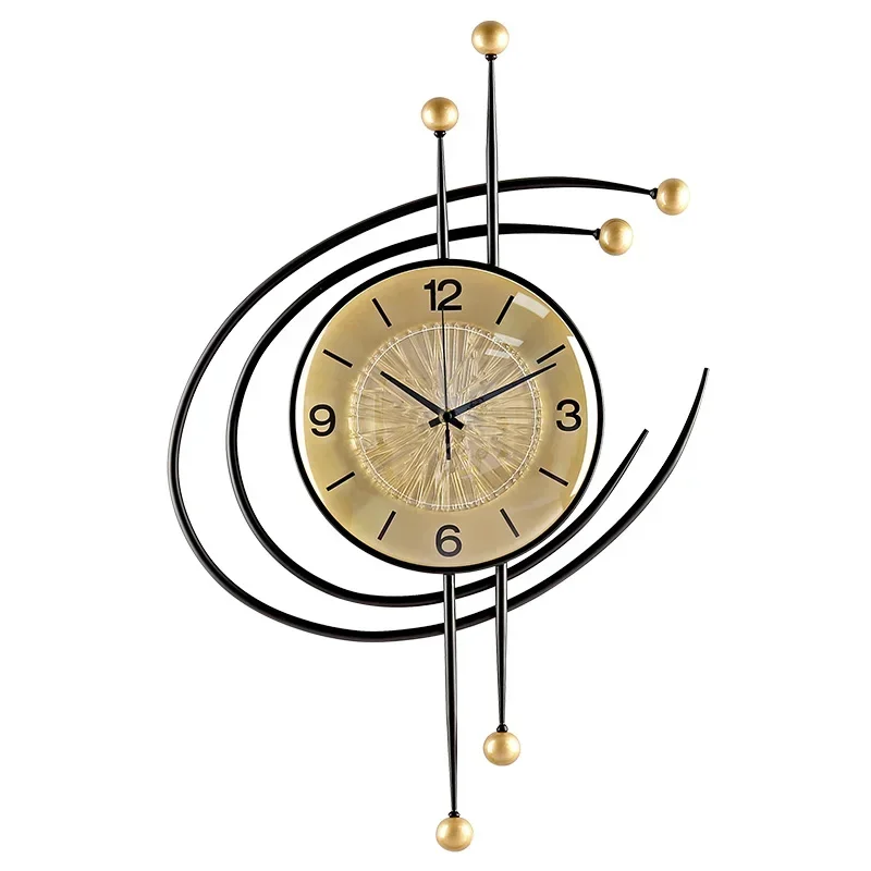 

Clock wall clock living room simple creative fashion home art decoration quartz clock without punching Internet celebrity atmosp
