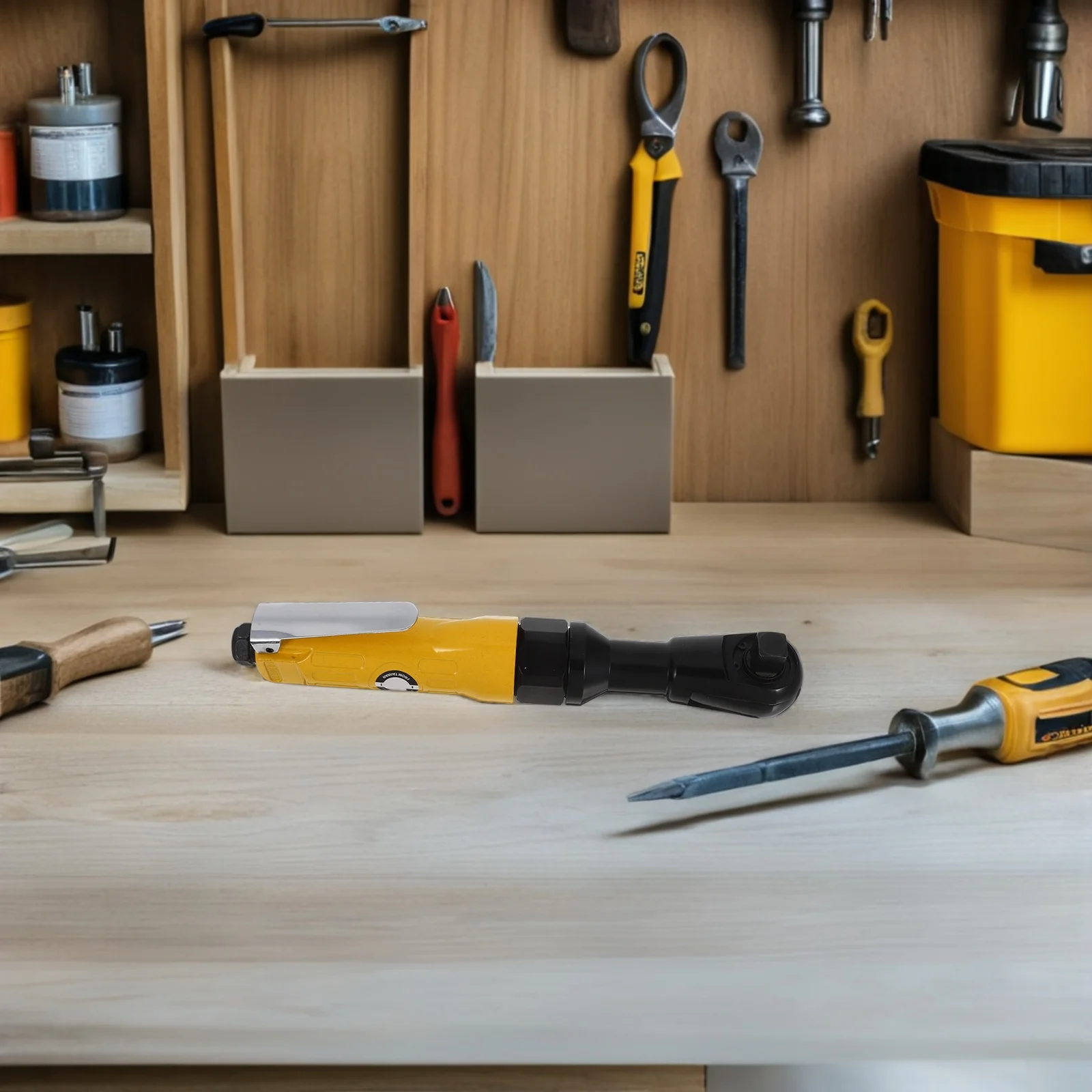 

Heavy Duty Industrial Ratchet Wrench Pneumatic Adjustable Torque Automotive Service Tools Extended Lever Stable Handle