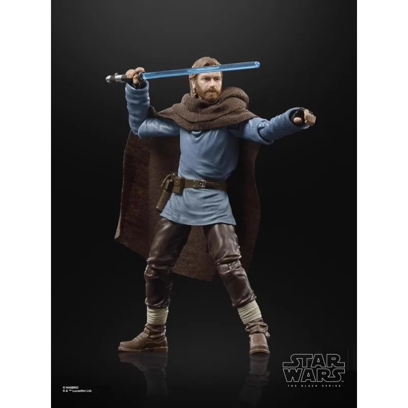 Hasbro-figura de acción de Star Wars, caja negra de dibujos animados, Obi-Wan, hombre de trabajo, Tibiden, modelo de mano, juguetes de regalo de exhibición