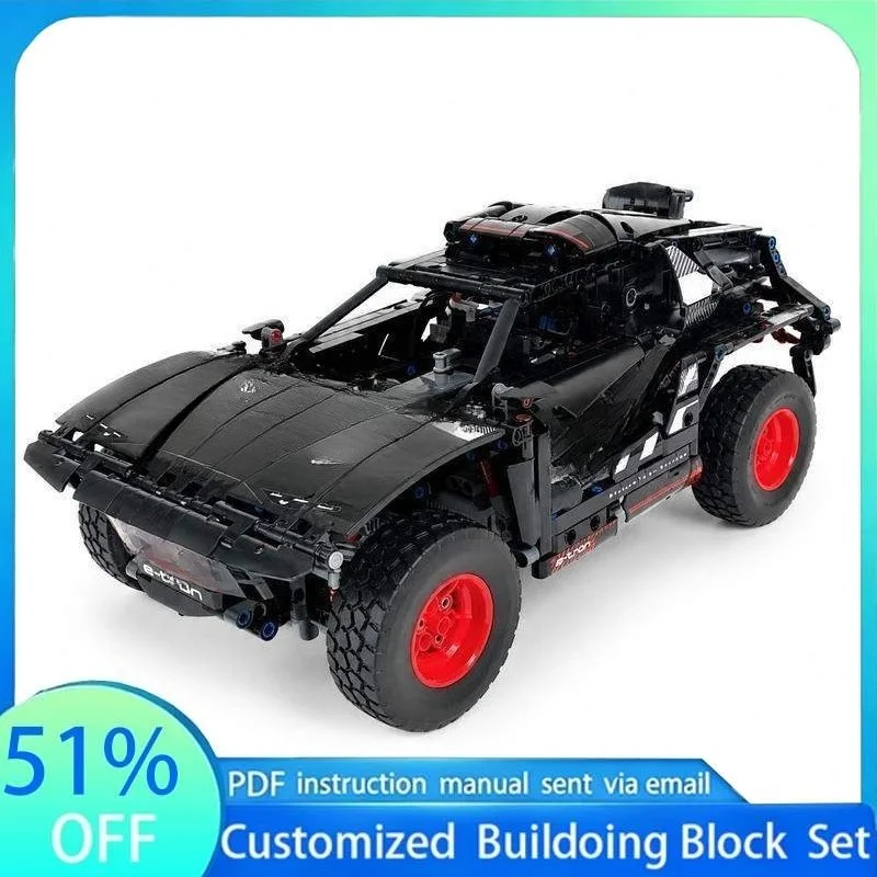 1103 PCS Desert Rally Car RC MOC Model Building Blocks Off Road Racing Vehicle DIY Assembly Toy Creative Collection Gifts Idea