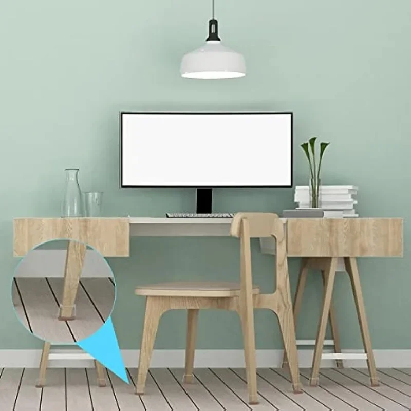 8pcs Felt Chair Leg Protectors - Protects Hardwood Floors from Scratches and Damage